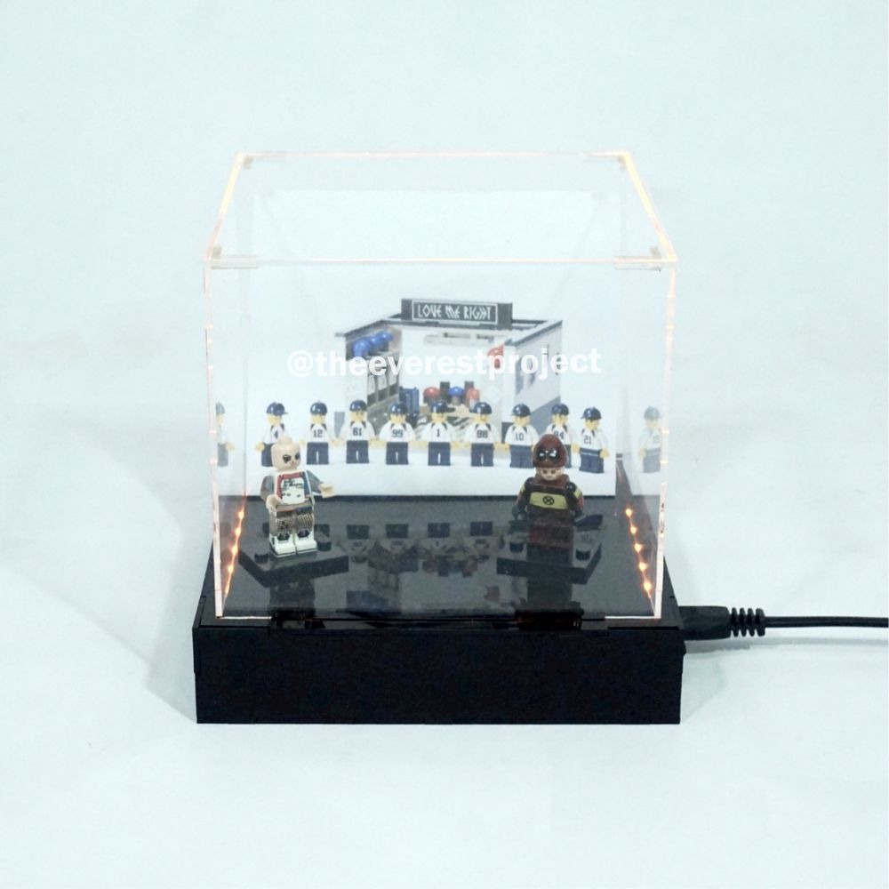 [BOX ACRYLIC] LEGO EXO LOVE ME RIGHT / EXO OX BLOK / BOX ACYLIC EXO LOVE ME RIGHT / BOX DISPLAY LEGO