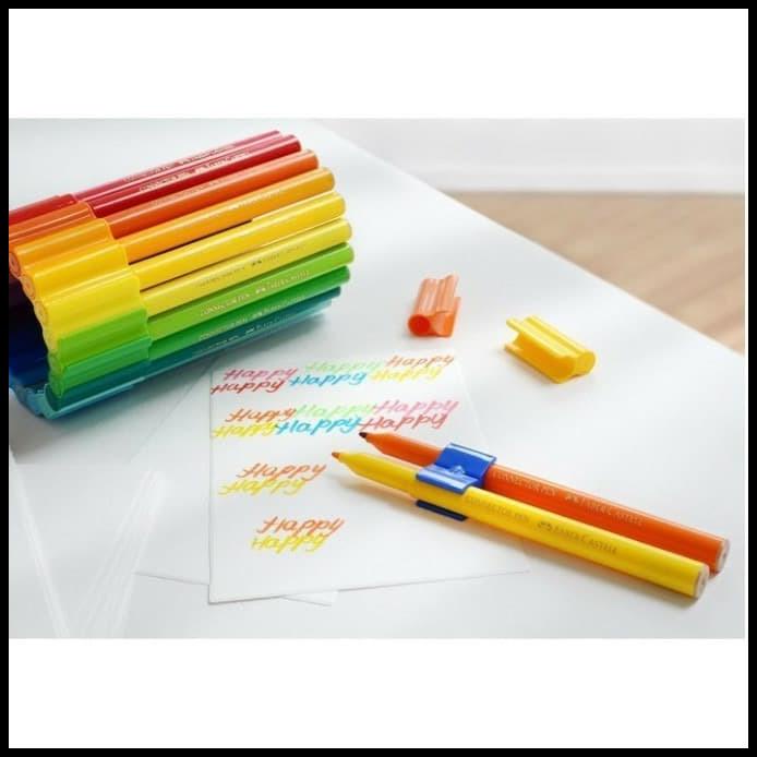 

Connector Pen 50 Warna Faber Castell Jar / Toples / Spidol Mewarnai