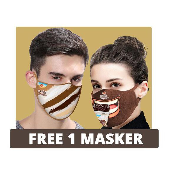 

MALKIST KEEP HEALTHY KEEP ENERGIZED FREE 1 MASKER