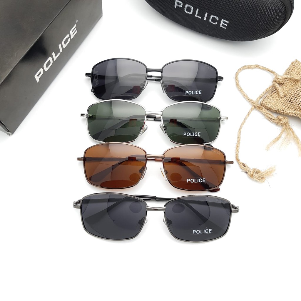 Sunglass - TERBARU !!!! Kacamata Fashion Pria Police A547 Lensa Anti UV