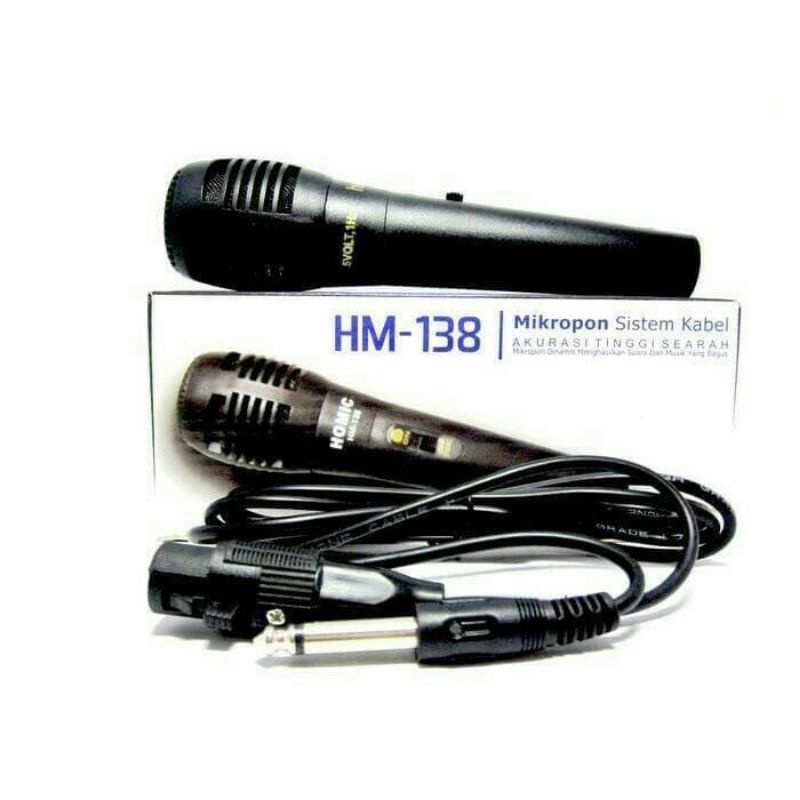 0Microphone Homic HM-138 Mic Mikrofon Kabel MURAH GROSIR