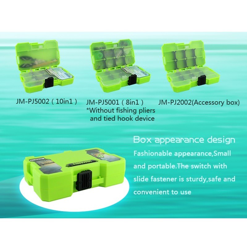 Jakemy Fishing Accessories Tool Kit with Storage Box - JM-PJ5001 Original