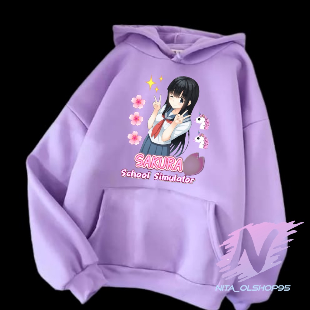 HOODIE ANAK SAKURA SCHOOL SIMULATOR SWEATER SAKURA SCHOOL ANIME