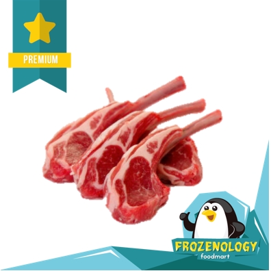 

Lamb Chop AUS Daging Iga Domba Muda 500 Gram HALAL Premium