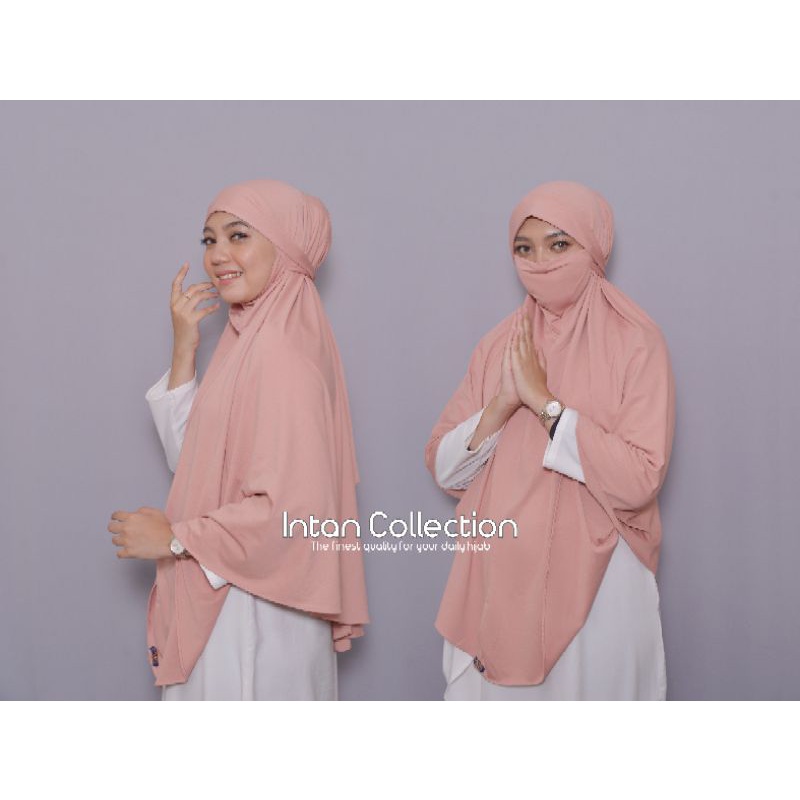 khimar Syar'i Jumbo | Jilbab Bergo Syar i Jumbo | Khimar syar i-Salem