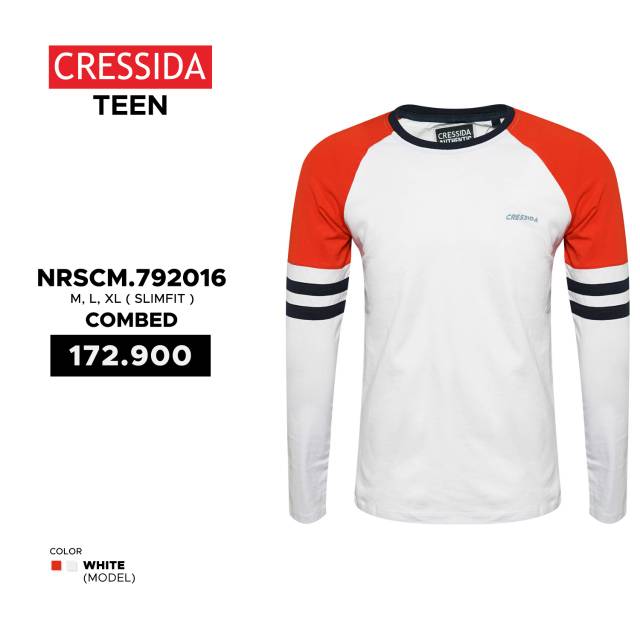 Kaos lengan panjang cowok cressida teen
