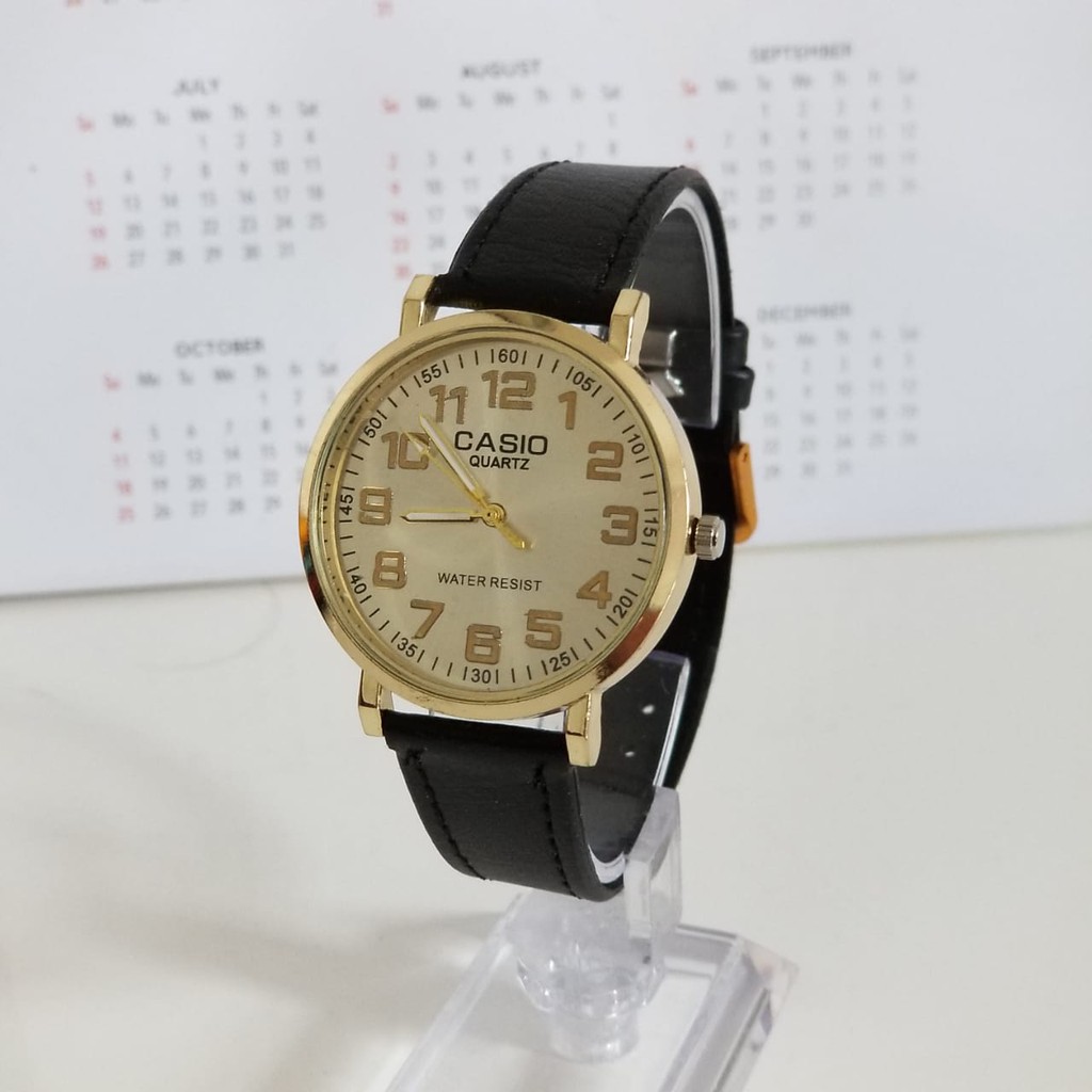 CUMA 15RB  JAM TANGAN PRIA WANITA CASIO KULIT