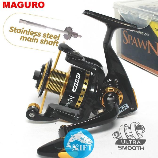 Reel Maguro Spawn 5000 6000 8000 Smooth | Spinning Pancing Laut Murah