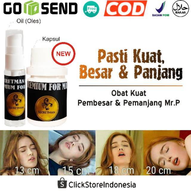 Jual Secretman Pembesar Alat Vital Laki Laki Oles Permanen Obat Kuat 