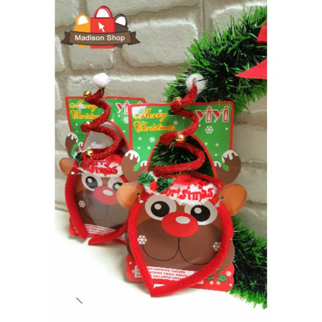 AKSESORIES BANDO NATAL MURAH SANTA TOPI BANDO NATAL GROSIR KADO NATAL SOVENIR