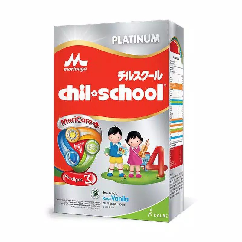 

MORINAGA CHIL SCHOOL PLATINUM MADU/ VANILA 800gr