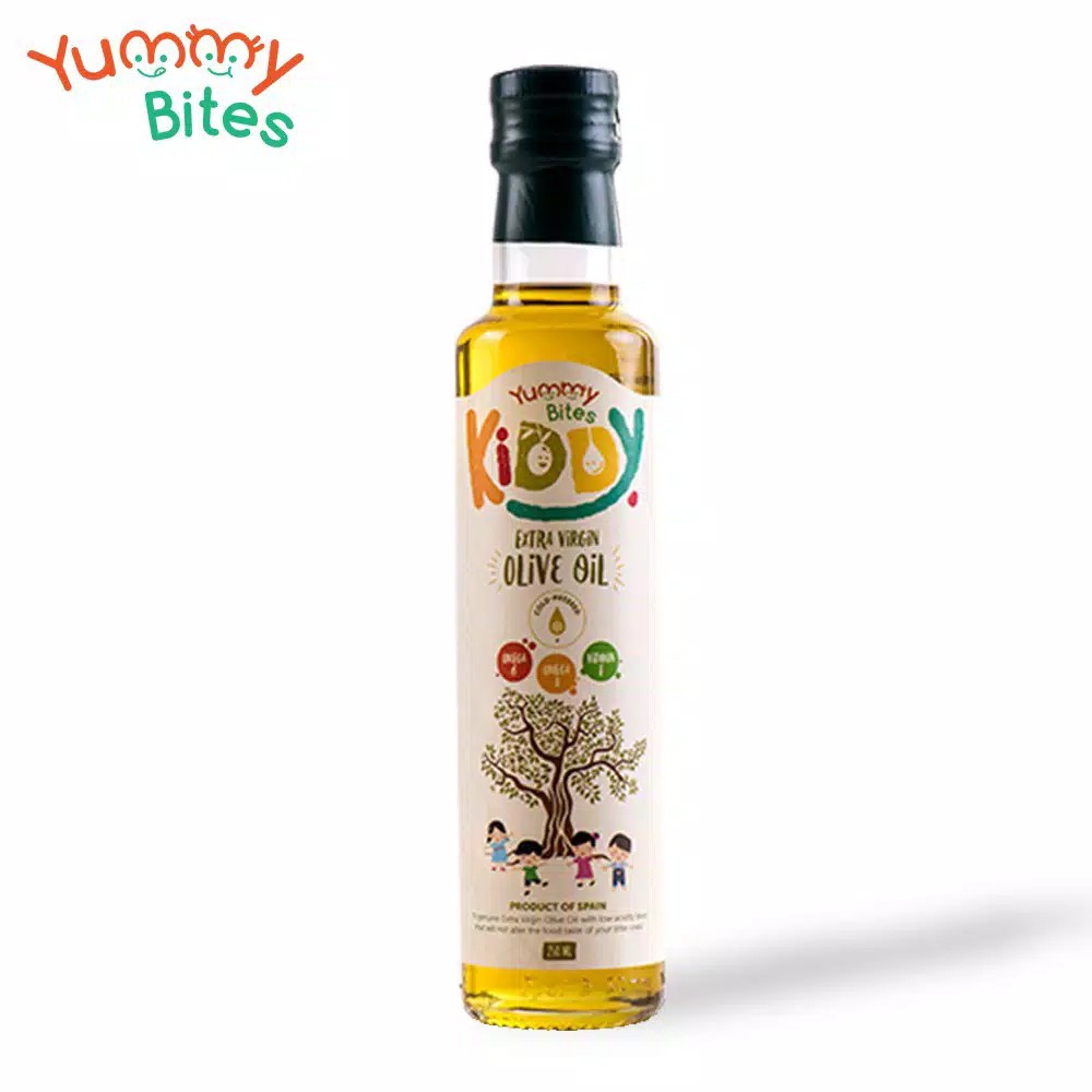 YUMMY BITES KIDDY VIRGIN OLIVE OIL EVOO | MINYAK ZAITUN MPASI | LEMAK TAMBAHAN MPASI | OLIVE OIL BAYI