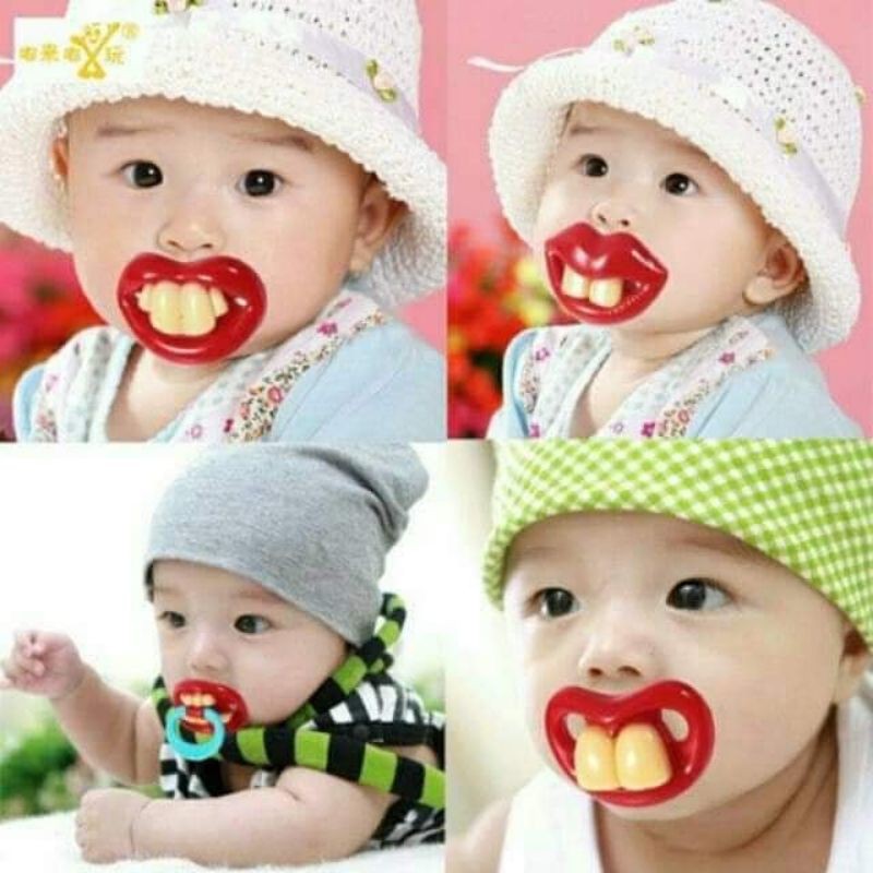 GIGITAN BAYI EMPENG LUCU , EMPENG GIGI, EMPENG KUMIS DOT BAYI