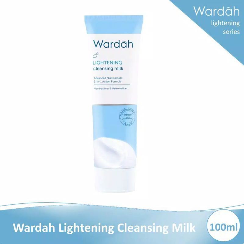 WARDAH LIGHTENING CLEANSING MILK 100ML (NEW PACKAGING)