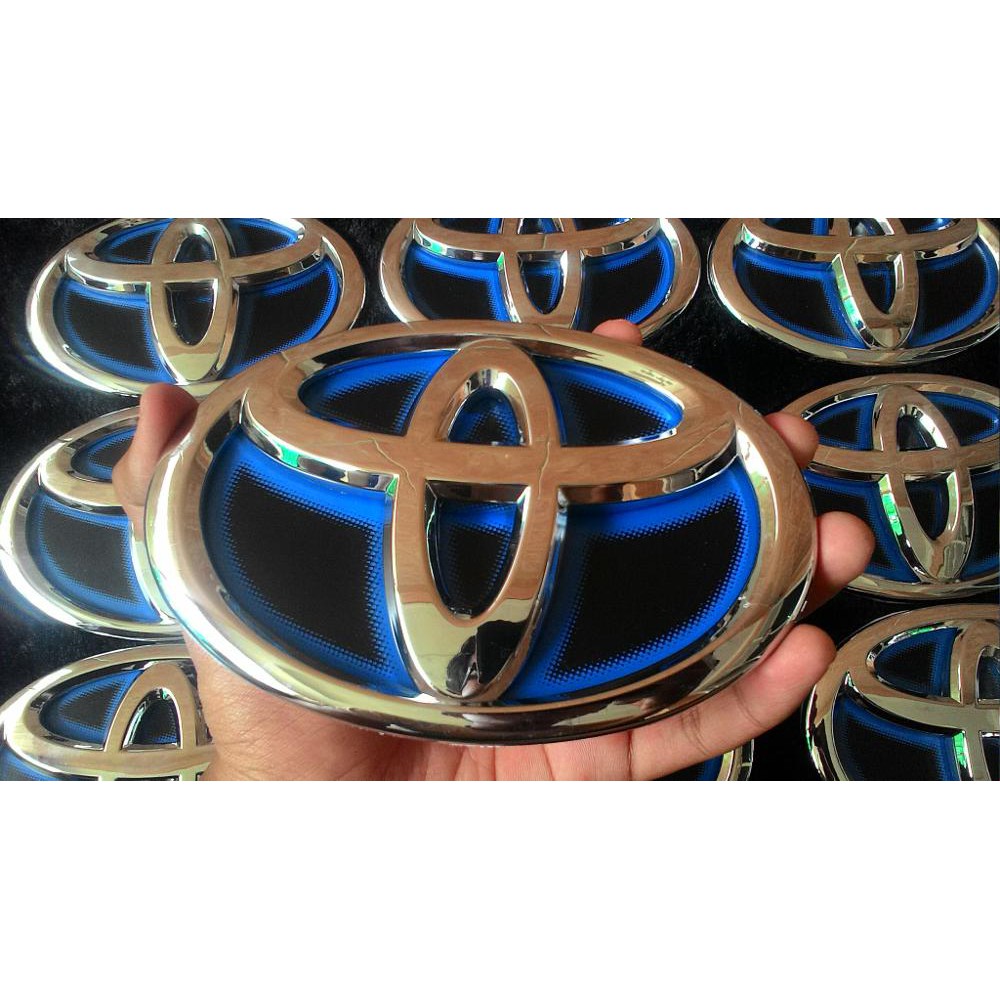 Emblem Pengganti Depan TOYOTA CALYA Model Hybrid Biru