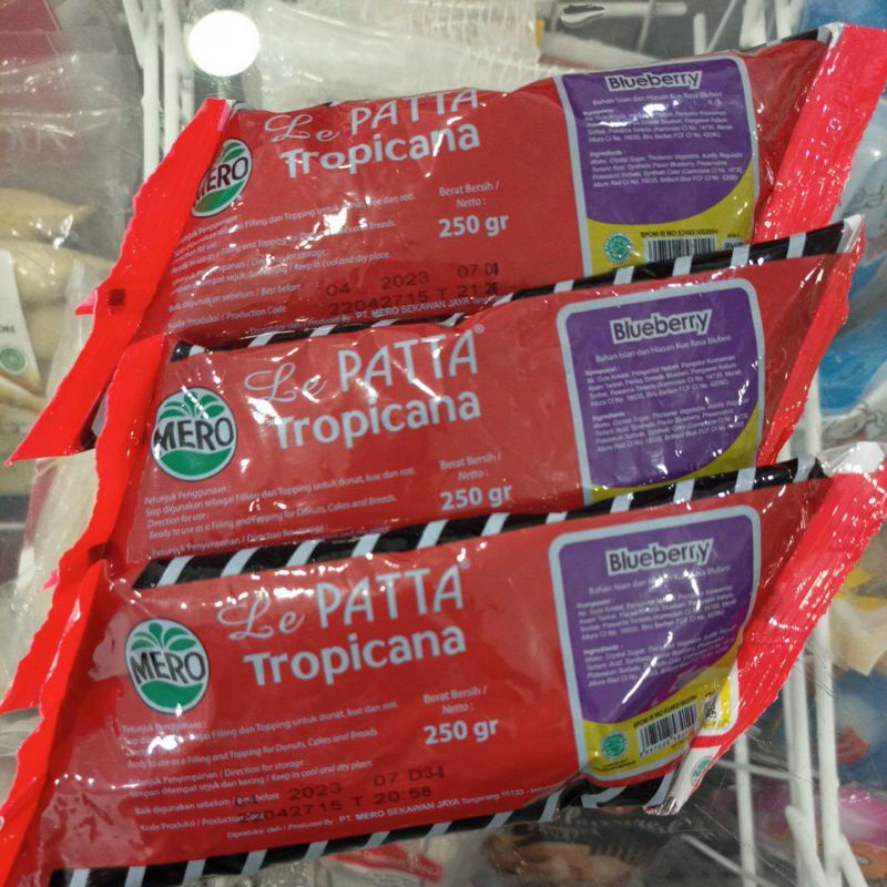 

Le Patta Tropicana blueberry 250gr