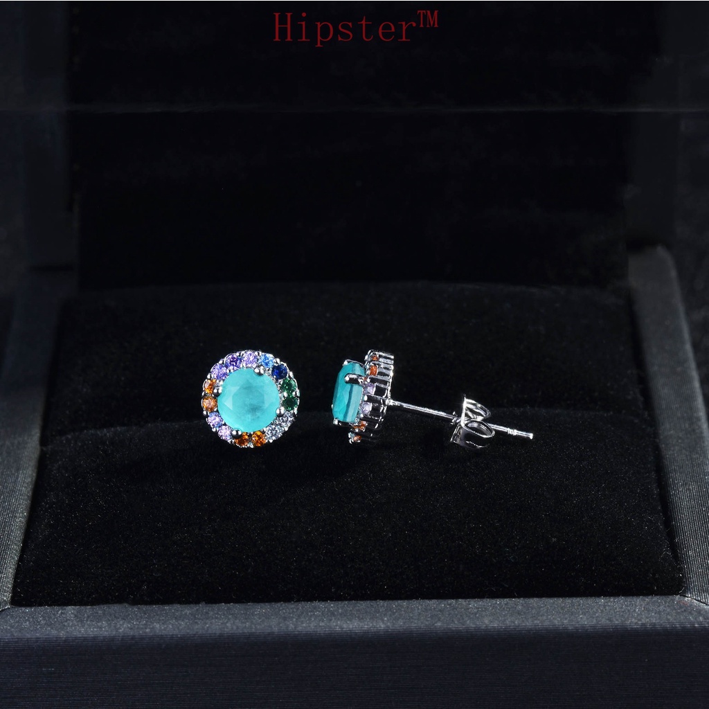 Fashion Moissanite Stud Earrings Ornament