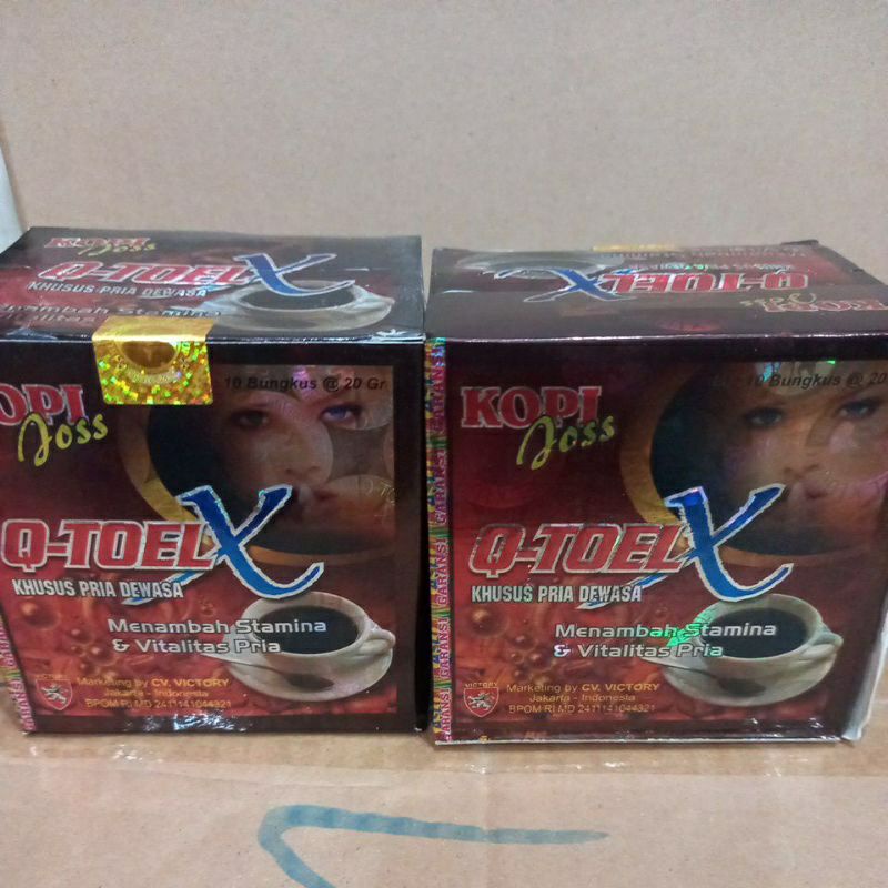 QTOEL COFFEE joss jos KOPI Q TOEL X ORI penambah stamina dan vitalitas pria dewasa kuat dan tahan la