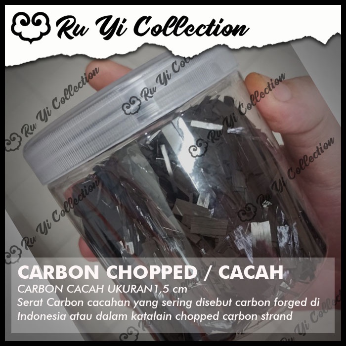 CARBON FIBER CACAHAN CHOPPED STRAND FORGED 200gr