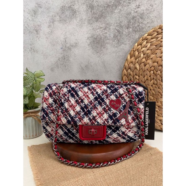 Tas KL Karl Lagerfeld Agyness LH0HI283 Fya Shoulder Bag Zahran Authentic Original