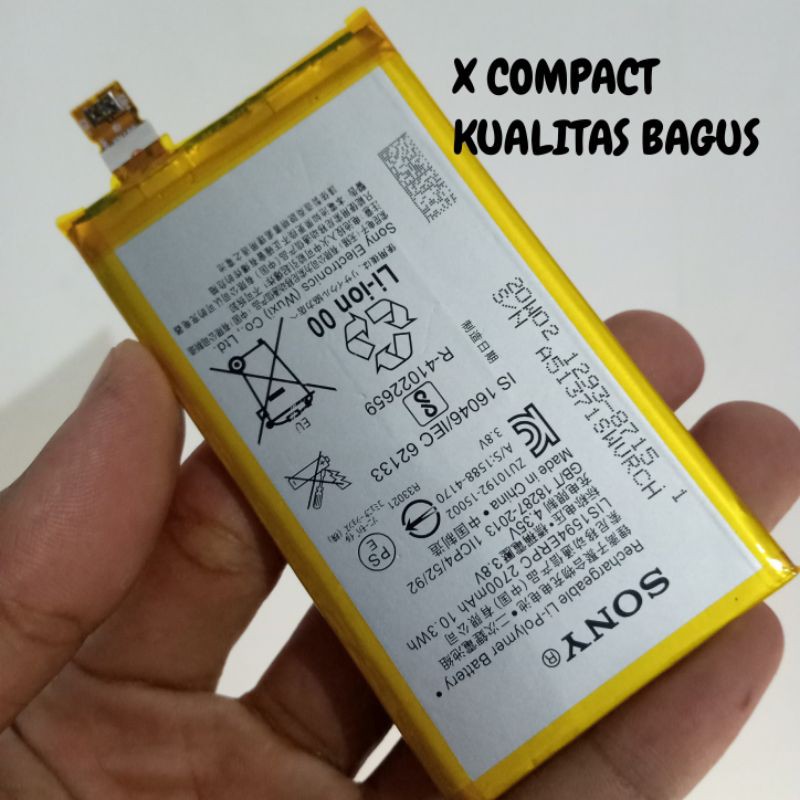 Baterai - Sony Xperia X Compact Single - X Compact Dual - F5321 - SO-02J - PM