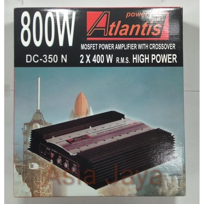 Atlantis Dc 350N 2 Channel Power Amplifier Mobil