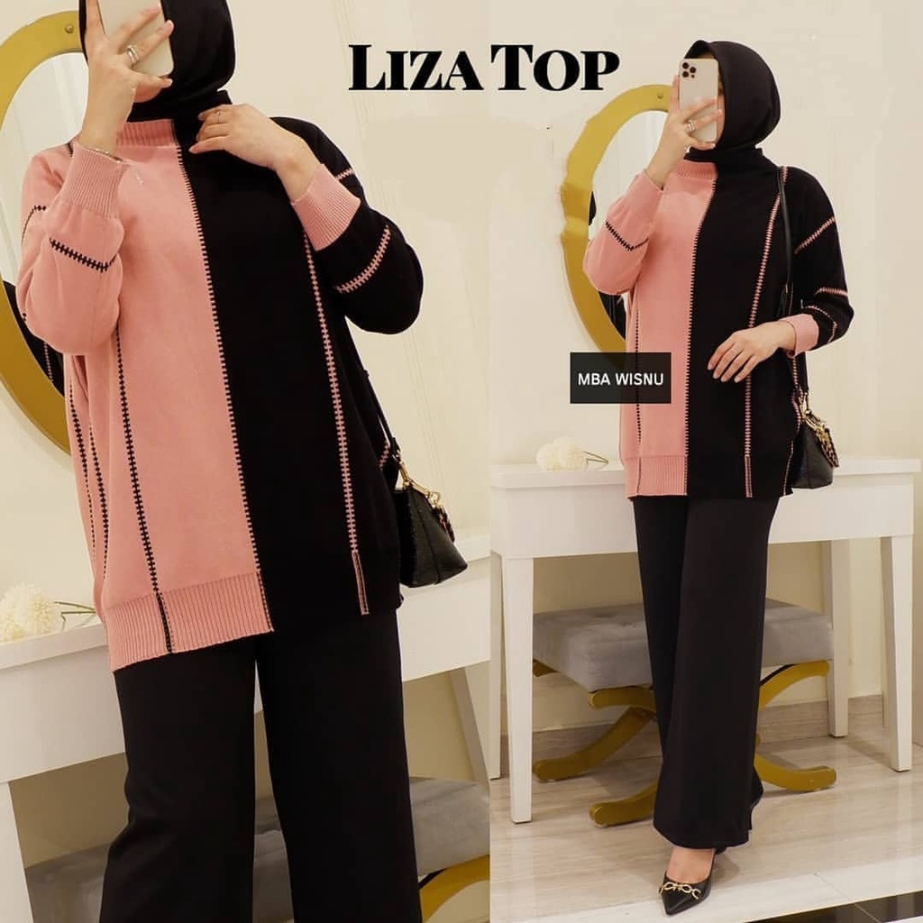 ATASAN/TUNIK/Blouse wanita/atasan wanita/fashion muslim/baju wanita/fashion wanita/blouse/ Liza Top B