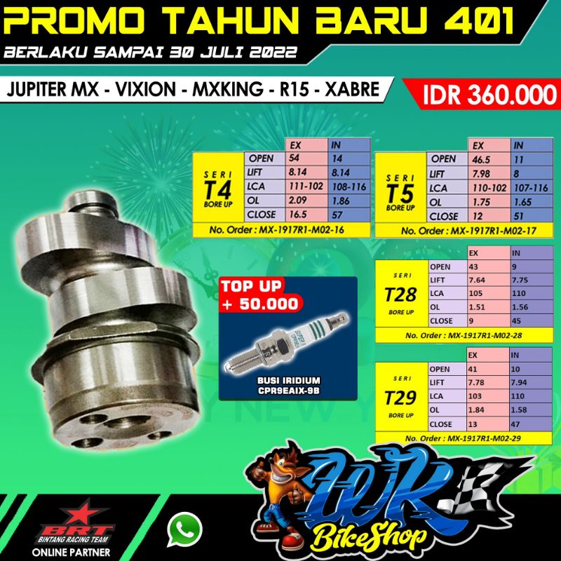 NOKEN AS BRT JUPITER MX VIXION  R15 MX KING(T4)