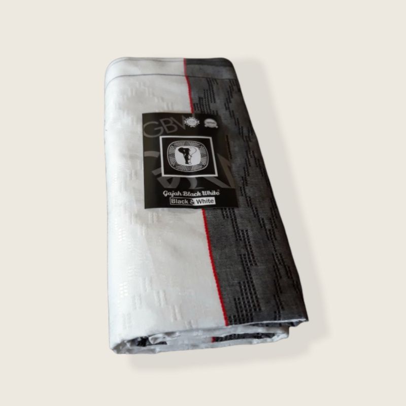 SARUNG TENUN PUTIH POLOS TEBAL DEWASA