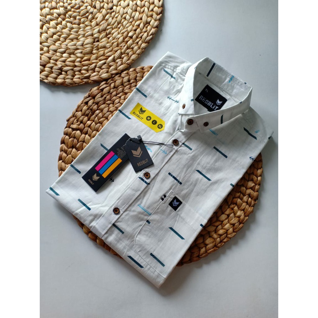 Produsen Kemeja Motif Tangan Pendek / Kemeja Pendek Pria LnOKQW1tB660LJD