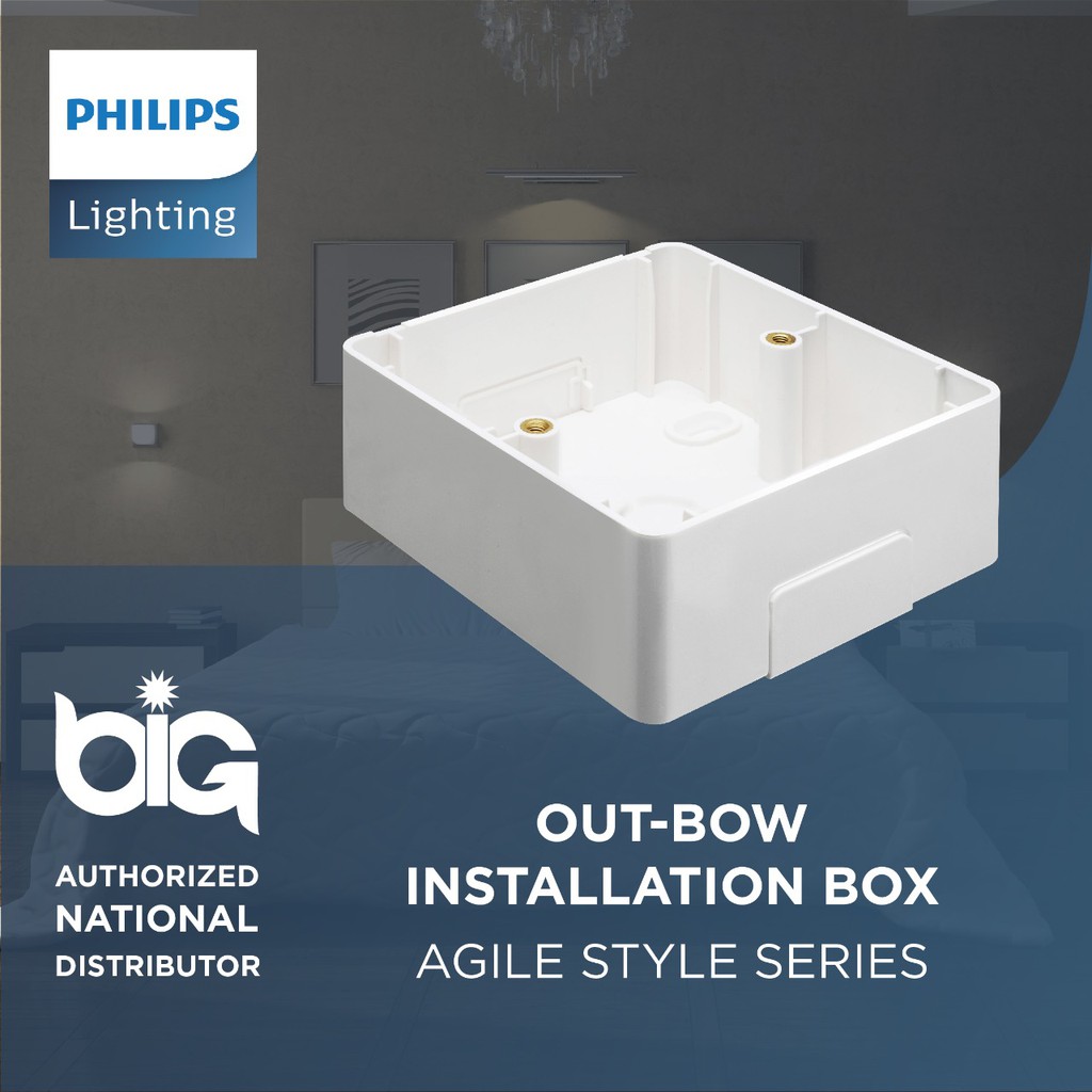 PHILIPS Agile Style Outbow Box OB Original SNI Installation Box