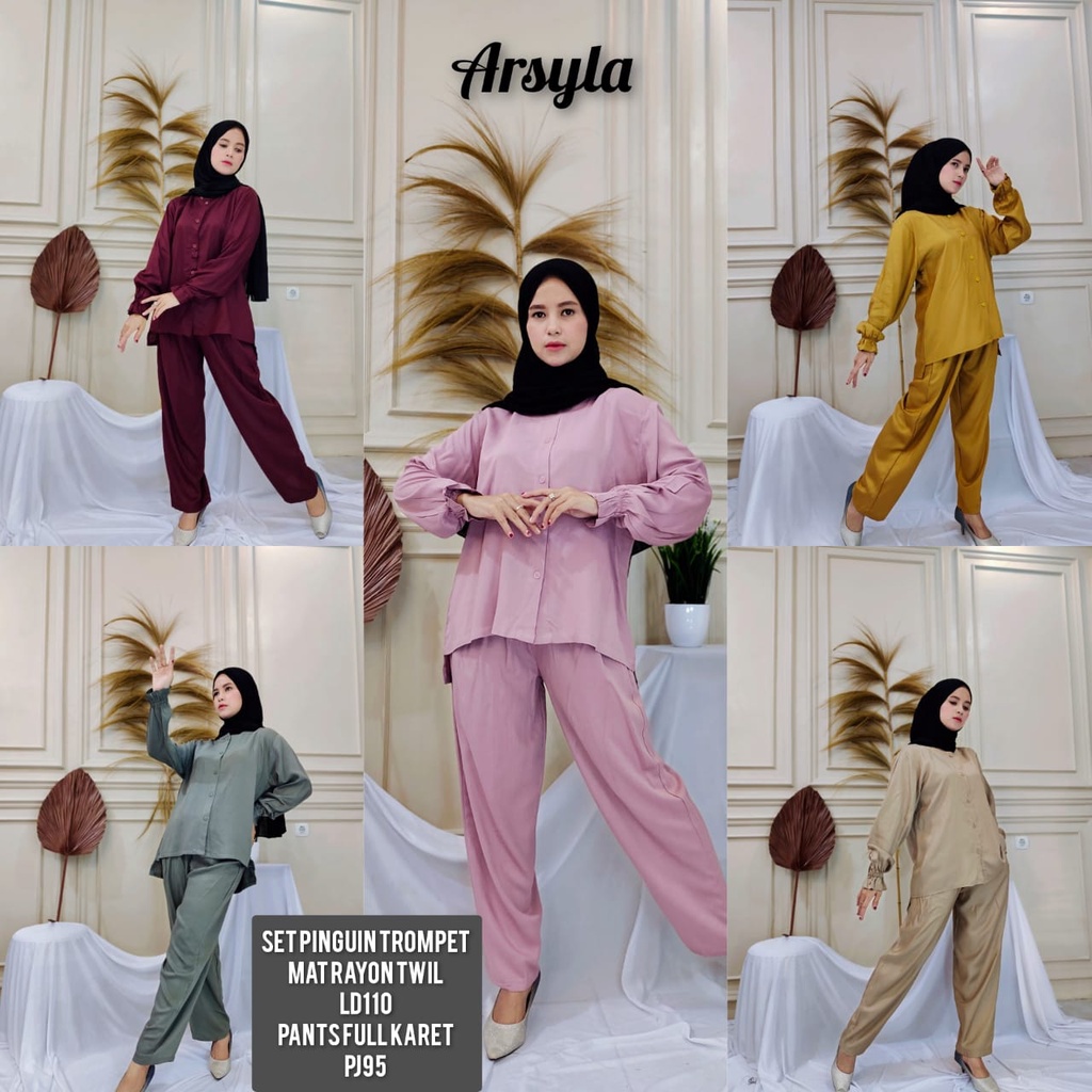 SETCEL ARSYLA//SETCEL WANITA TERBARU//ONESET TERBARU//SETELAN ANDIN IKATAN CINTA