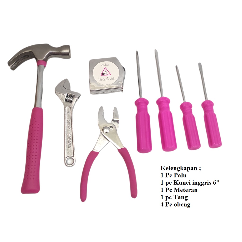 Tool Kit Set 8 Pc / Toolkit Set 8 Pc Perkakas Alat Tukang Toolset