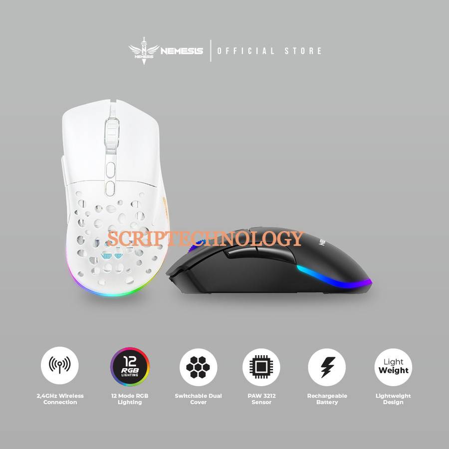 Mouse Gaming Wireless NYK S80 Blackmoon