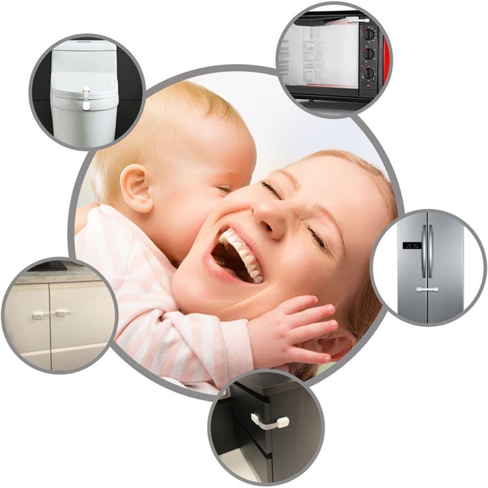 Lanfy Security lock ABS Kuat Adsorpsi Reuse Safety Pengaman Baut Lemari