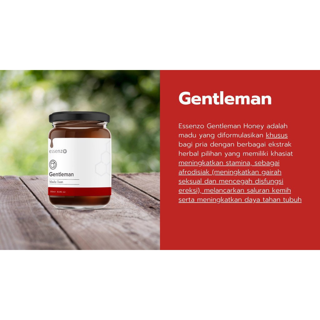 

Madu Penambah Gairah lelaki - Gentleman Honey