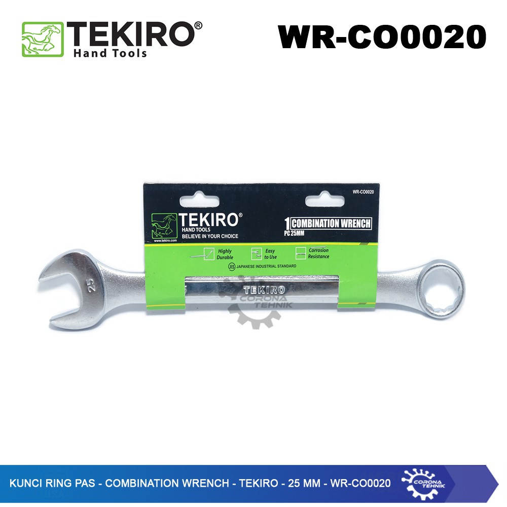 Kunci Ring Pas - Combination Wrench - Tekiro - 25 mm - WR-CO0020