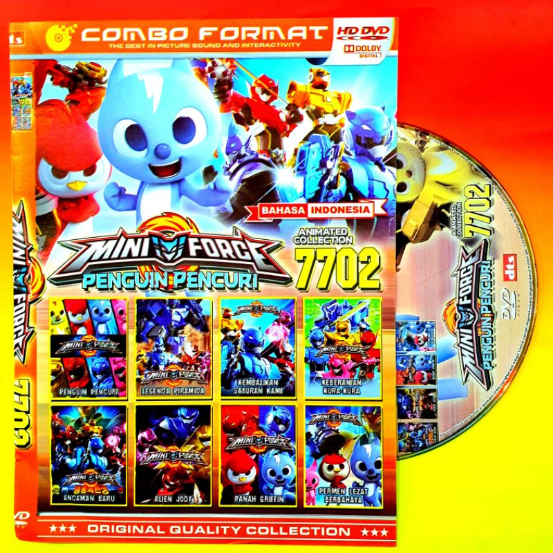 Jual VARIASI KASET FILM ANAK ANAK MINI FORCE COLLECTION BAHASA