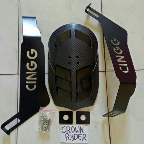 Mudguard Motor Custom Matic Bebek Kopling Cingg Universal Semua Motor Mud Guard Mudflap Spakbor