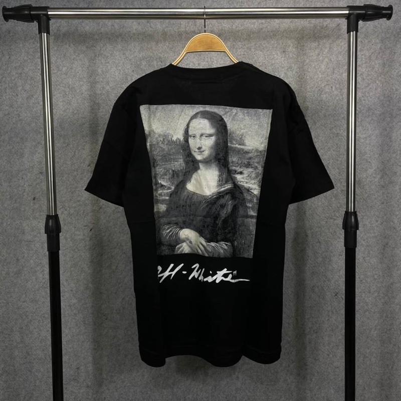 BAJU | KAOS OFF WHITE MONALISA 1:1 MIROR ORIGINAL ~ BISA COD BAYAR DI TEMPAT