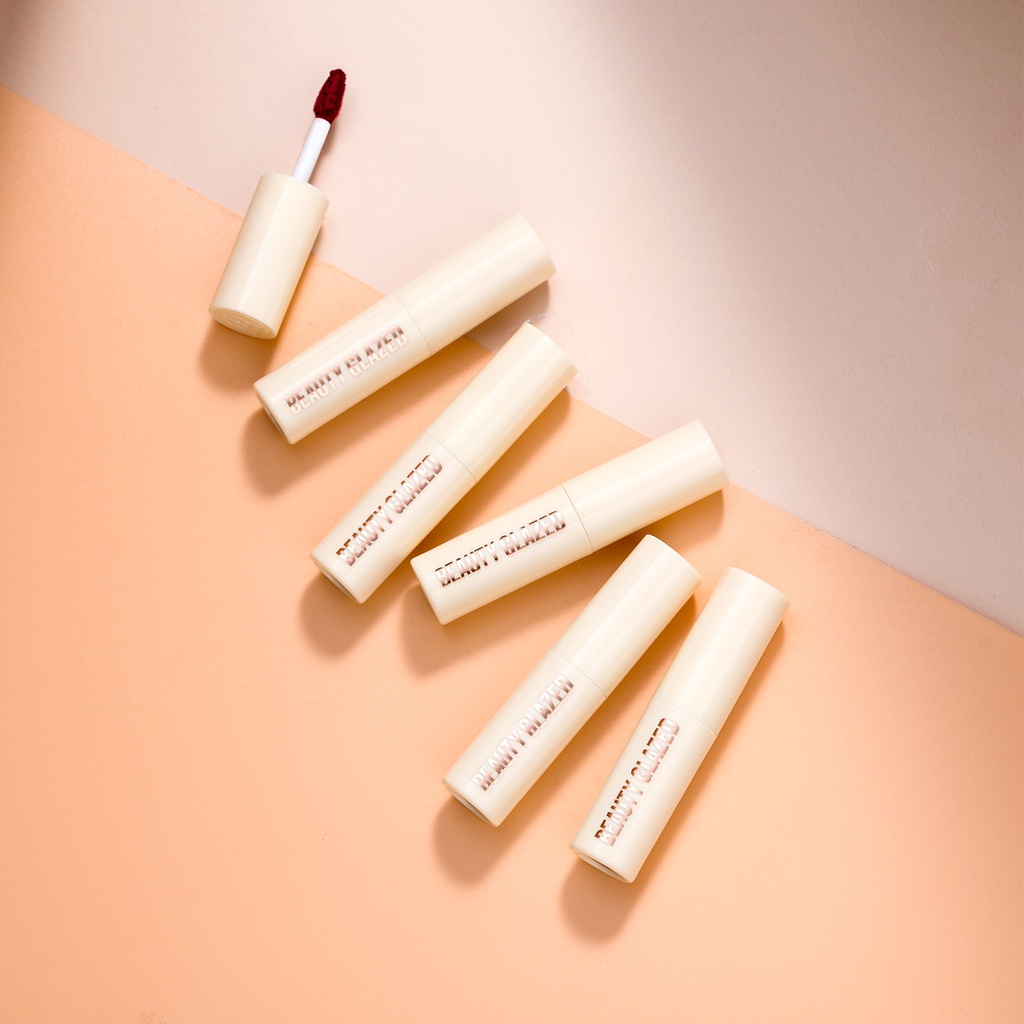 BEAUTY GLAZED White Chocolate New Lipstick Matte Long-lasting Smooth Liquid Lip Gloss Cosmetics