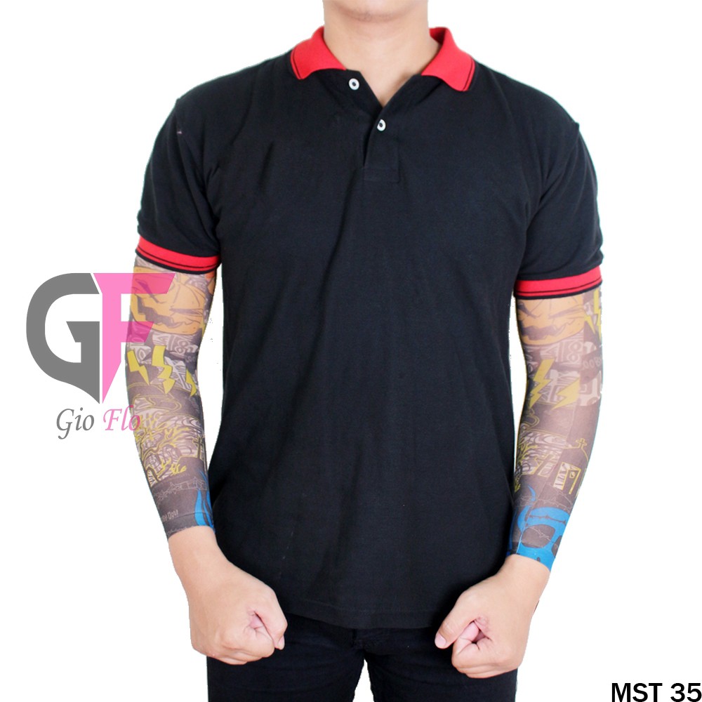 GIOFLO Menset Keren Pelindung Lengan Motif Tatto Multicolor / MST 35