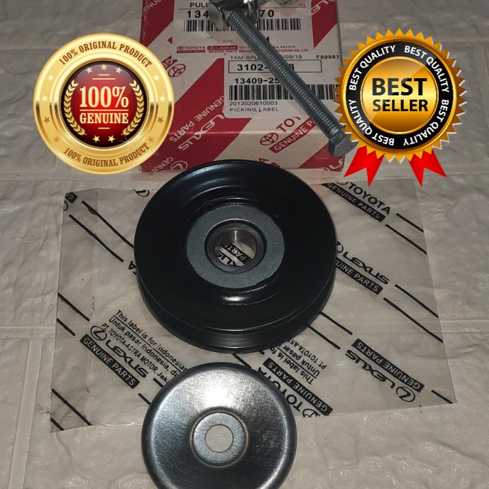 Pui puly pulley ac atau tensioner pulley kijang 7k kijang kapsul Ori Orisinil Original