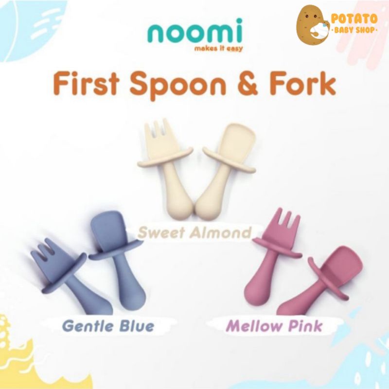 Noomi - First Spoon &amp; Fork - Sendok Garpu Anak