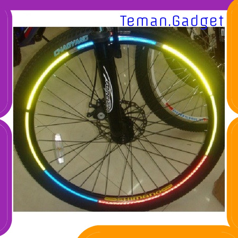 TG-IB509 Bicycle Wheel Reflective Sticker / Stiker Roda Sepeda 8 Strip - A-0001