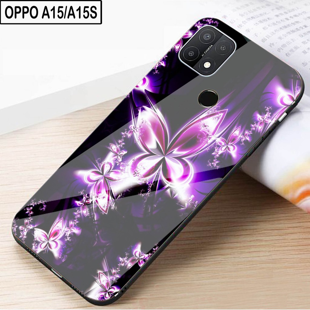 [S50] SOFTCASE KACA OPPO A15 A15S (SoftCase Glass Kaca)  OPPO A15 A15S (Casing Hanphone)