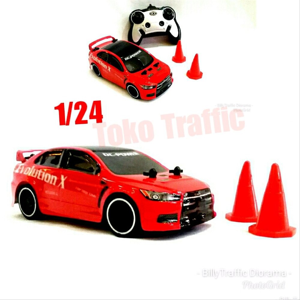 Rc Drift Mitsubishi Lancer Evo X Drifting Car Mobil Remote Control