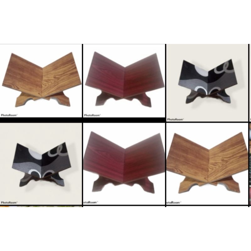 Rekal Qur'an motif kayu jati / Rehal Qur'an / Rekal