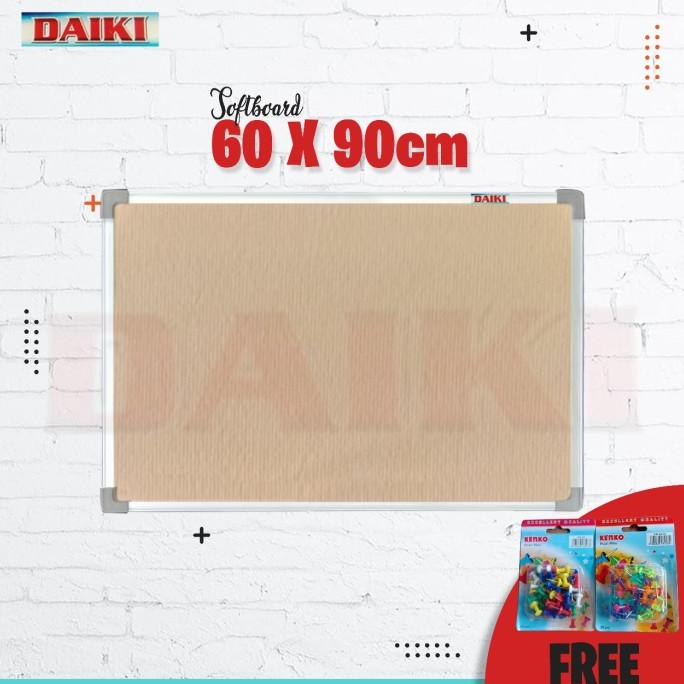 

Office & Stationery | Alat Tulis | Softboard / Papan Mading Classic Daiki Uk 60X90 Cm | Best Seller