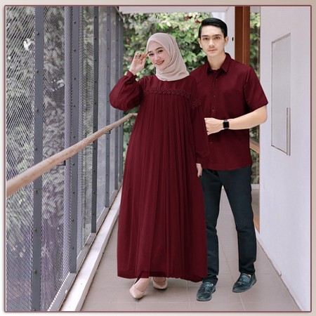 Baju Muslim Pasangan Polos - Suami Istri